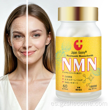 Shecome NMN Cápsulas Anti Envejecimiento NAD+ Soporte